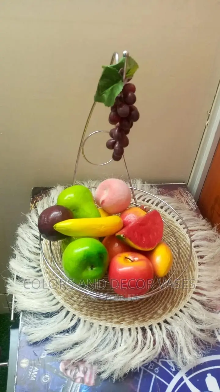 Artificial Fruits and Vase