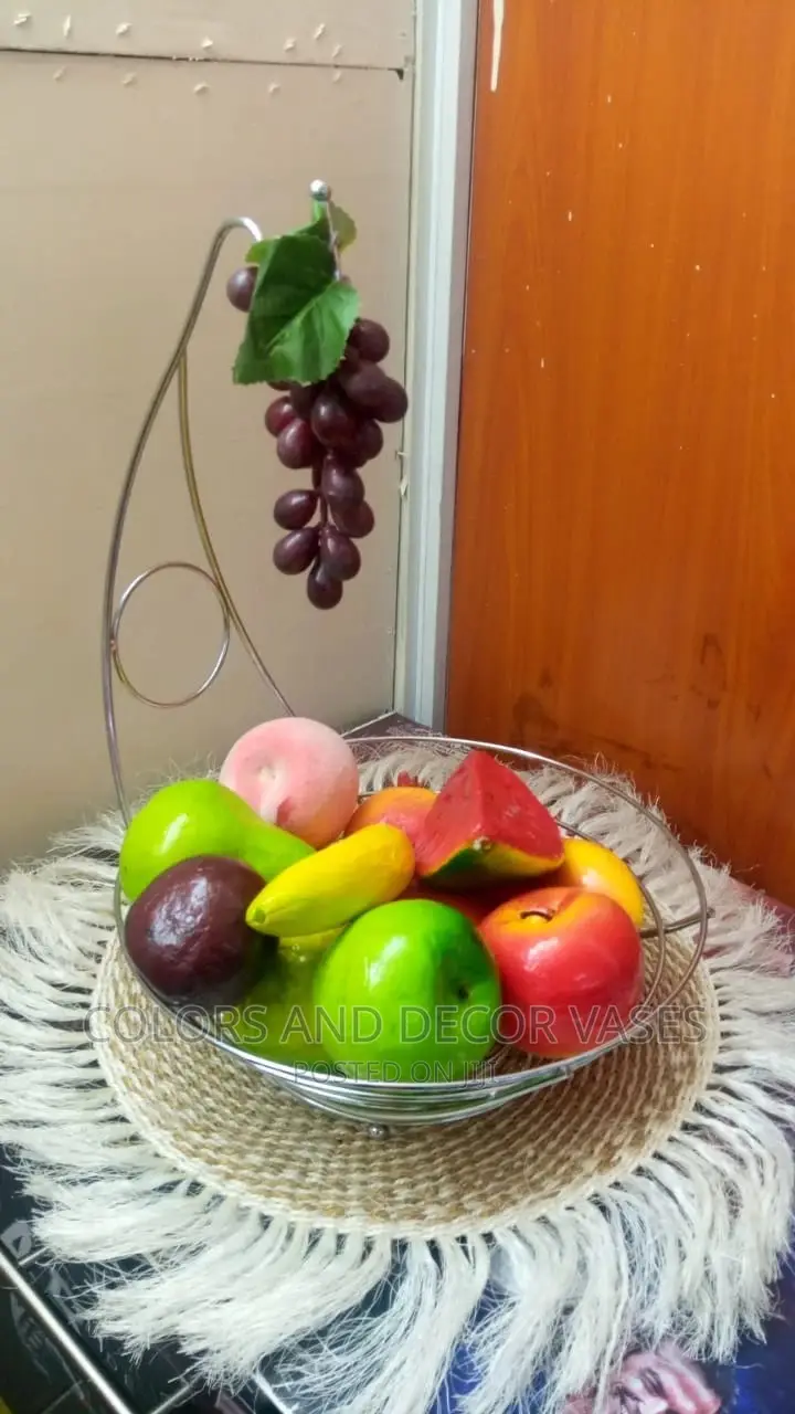 Artificial Fruits and Vase