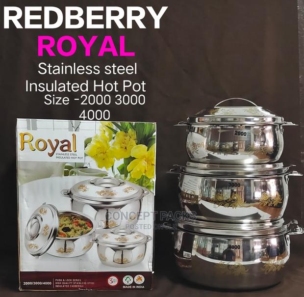 Redberry Royal
Stainless Steel
Insulated Hot Pot - main view