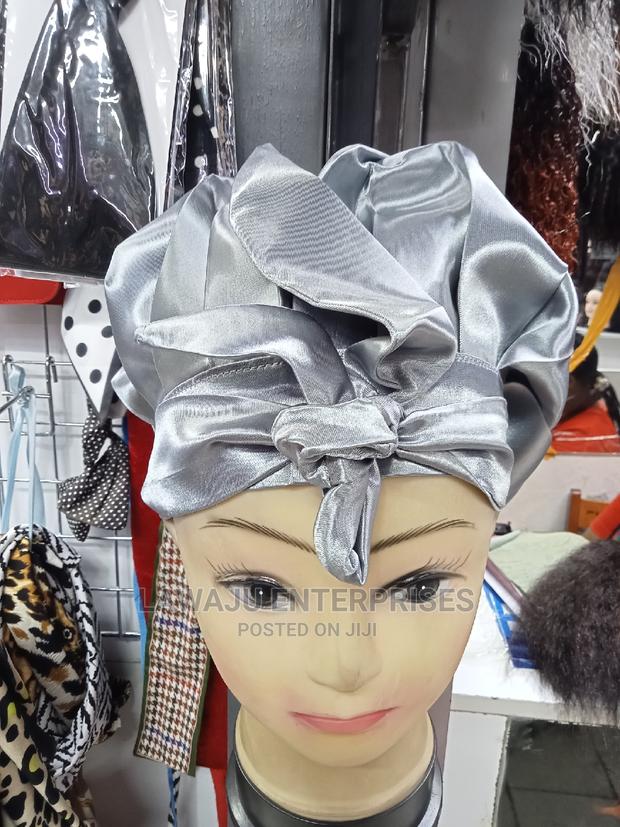 Grey Satin Bonnet - main view