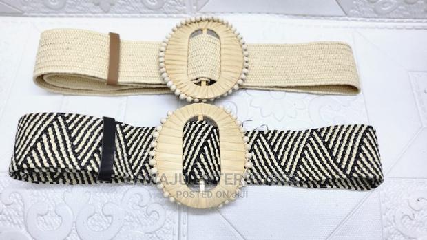 Ladies Woven Buckle Belt - thumbnail 3