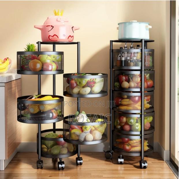 *Fruits/Kitchen Storage Rack With Wheels*
5 Stair/Tier - main view
