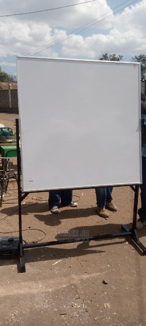Portable Rotational Whiteboard With Stand Double Sided - main view