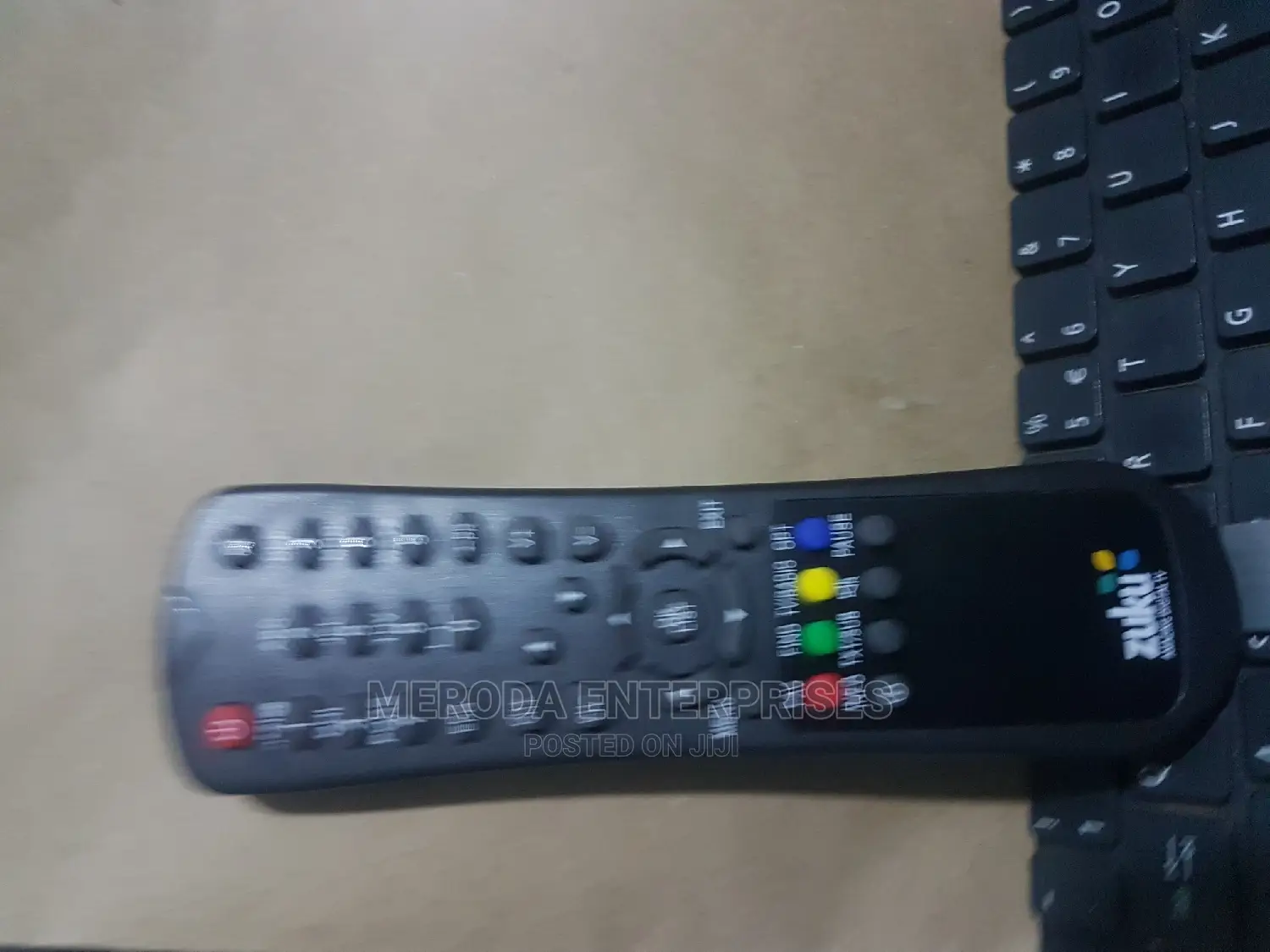 New Smart Zuku Remote Control Black