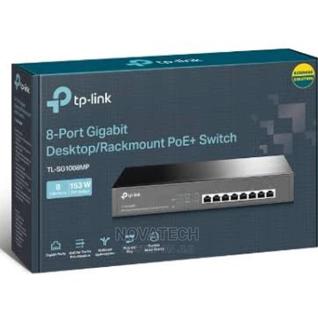 Tp-Link 8-Port Gigabit Rackmount Switch With 8-Port Poe+
