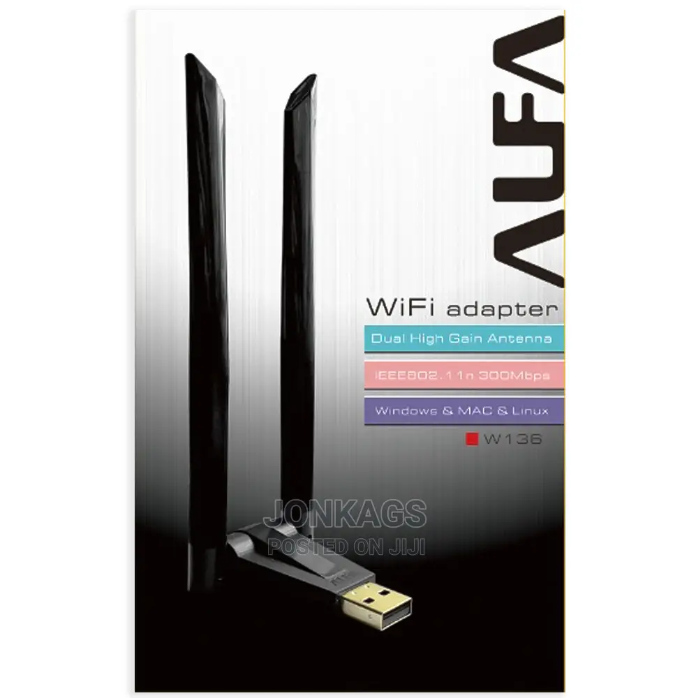 Double Antenna USB Wifi Dongle