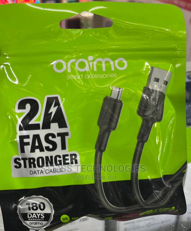 Oraimo Fast Chargers Data Cable. - thumbnail 2