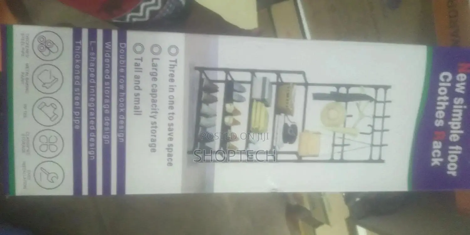 Simple Floor Clothes Rack
