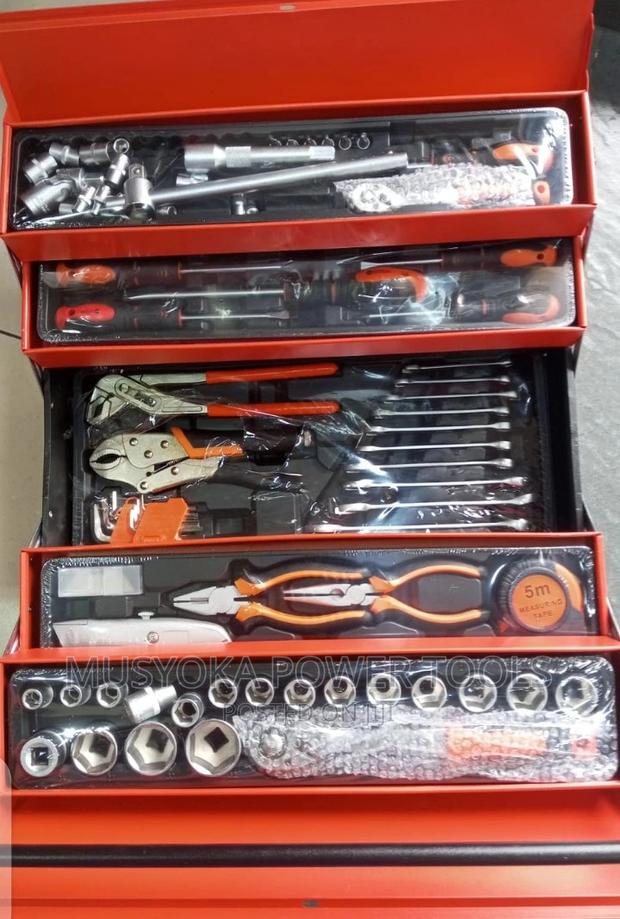 Complete Tool Set With Cantilever Metal Toolbox 85pcs - main view