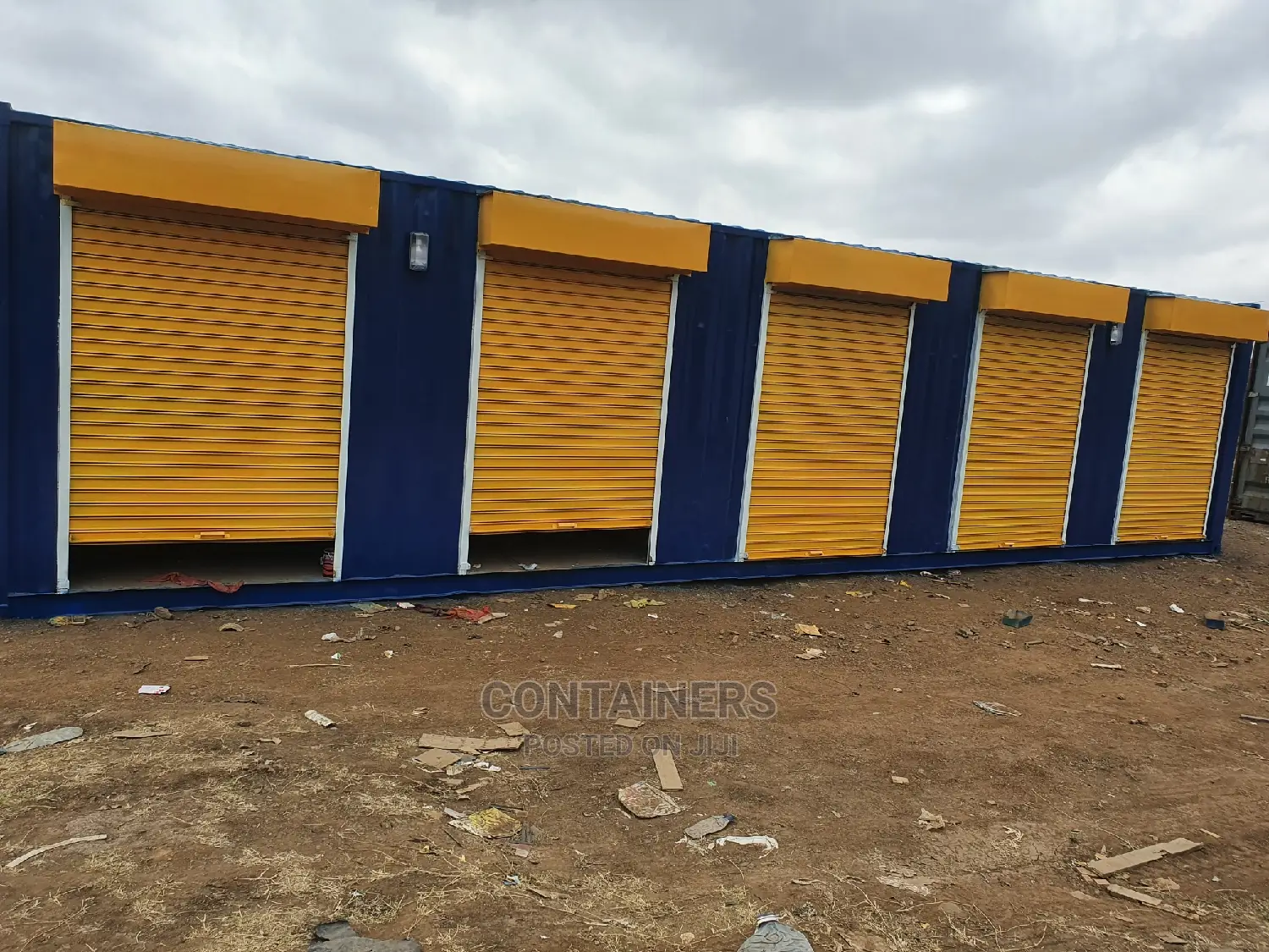 Container Stalls Work in Progress. Make Your Order Today.