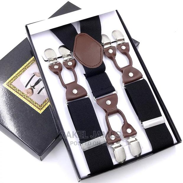 Navyblue Double Clip Suspender - thumbnail 3