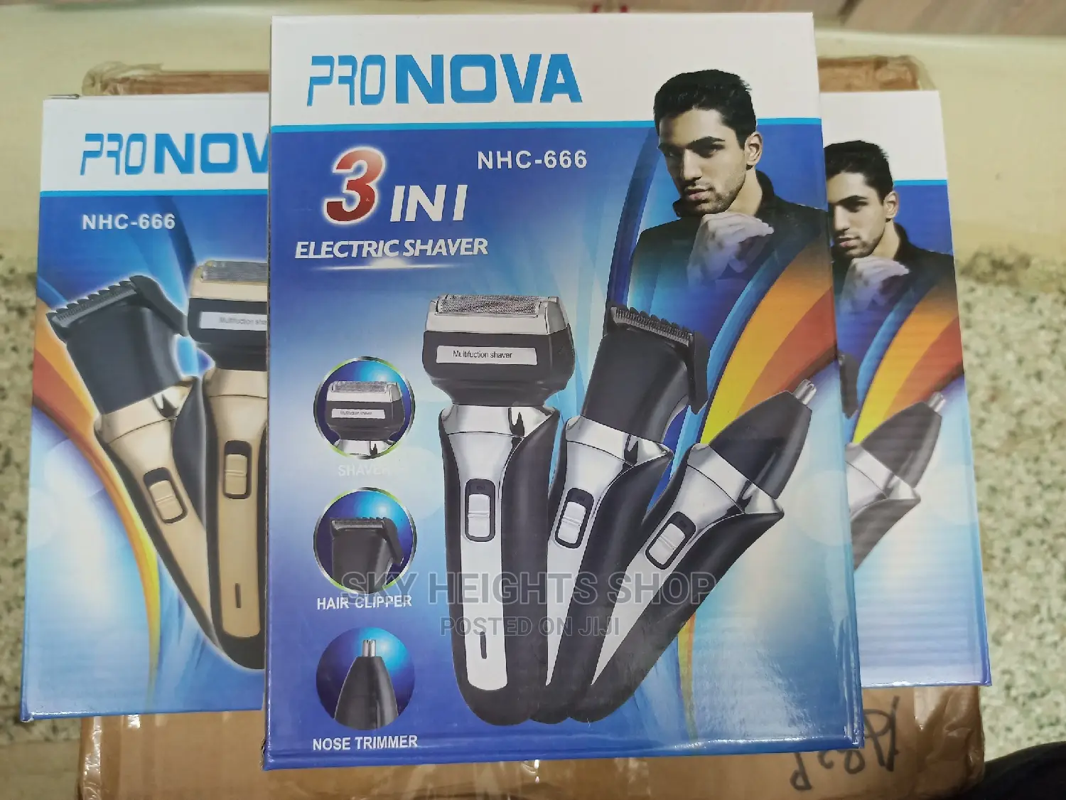 Pronova 3in1 Rechargeable Electric Shaver for Clean Shaving