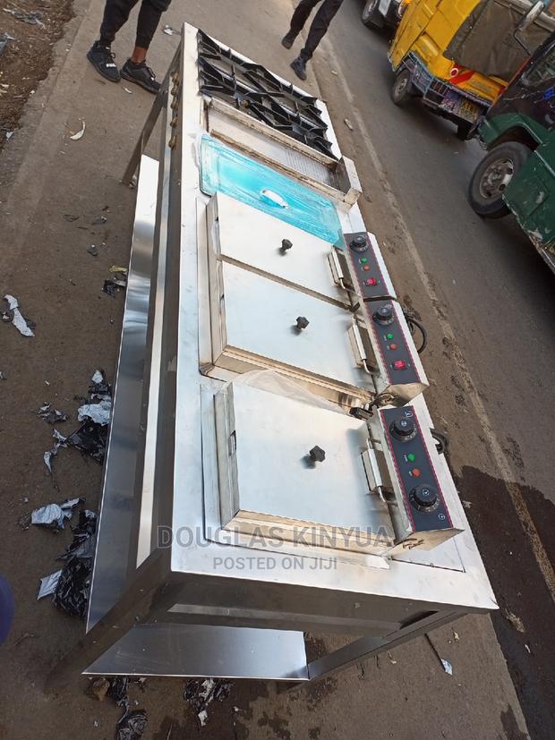 Combined Cooking Unit ( Stainless Steel Make) - main view