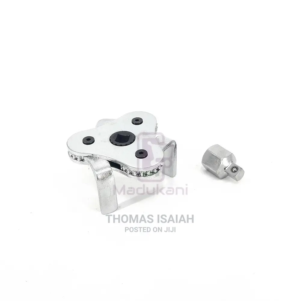 Flat Claw Oil Filter Wrench With Wrench Adapter