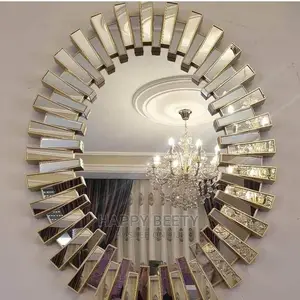 #Oval Sunburst Decorative Wall Mirror