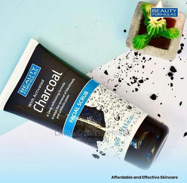 Beauty Formulas With Activated Charcoal Facial Scrub