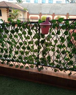 Artificial Green Private Fence - main view