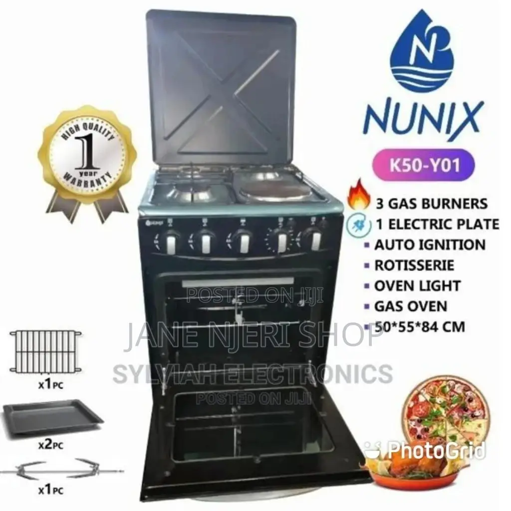 3+1 Nunix Standing Cooker 50 By 55 Quality  Cooker