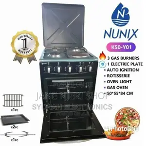 3+1 Nunix Standing Cooker 50 By 55 Quality  Cooker