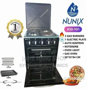 Nunix Cooker 4 Gas Burner Standing