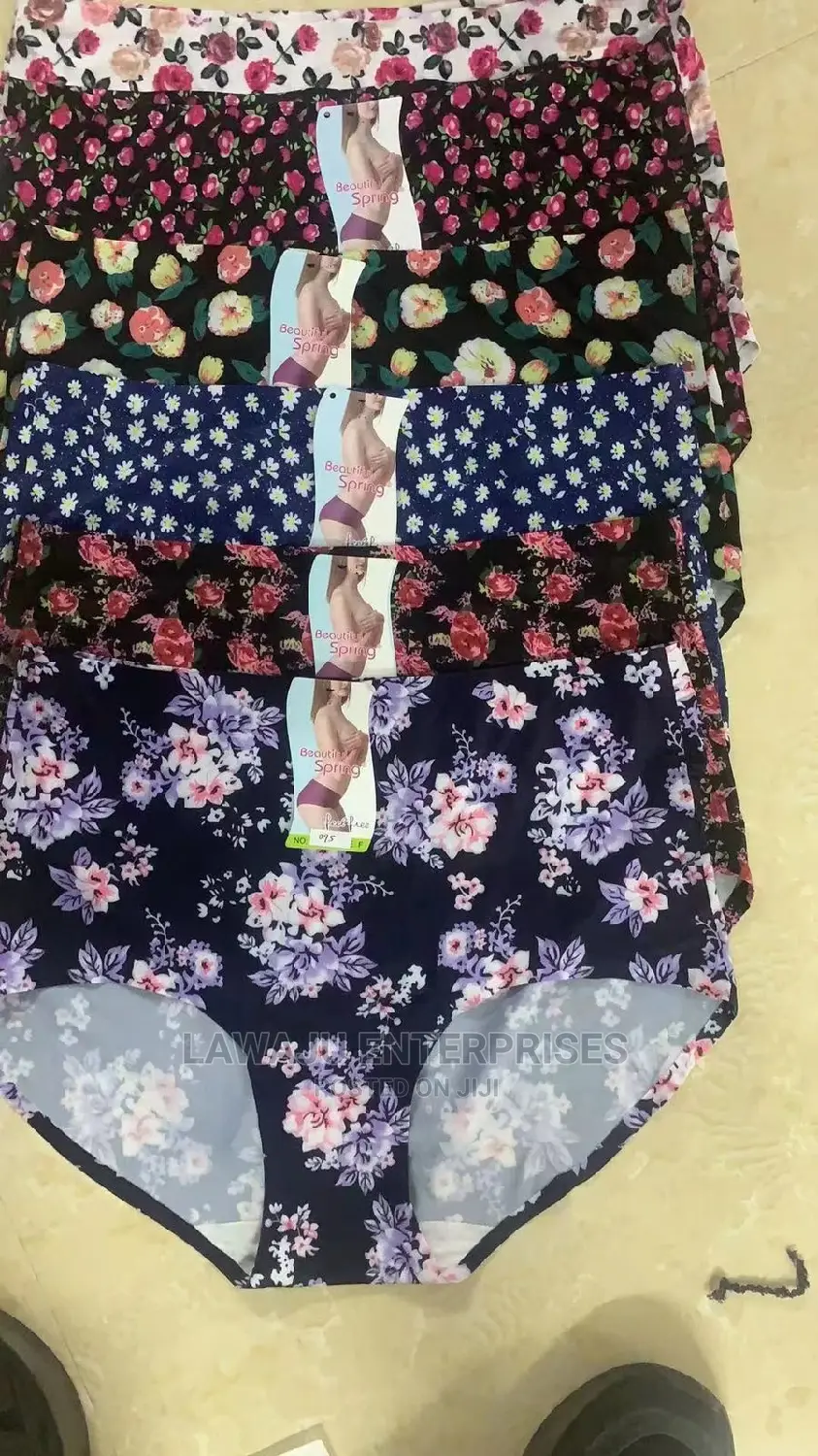Floral Seamless High Waist Panty - 3pcs