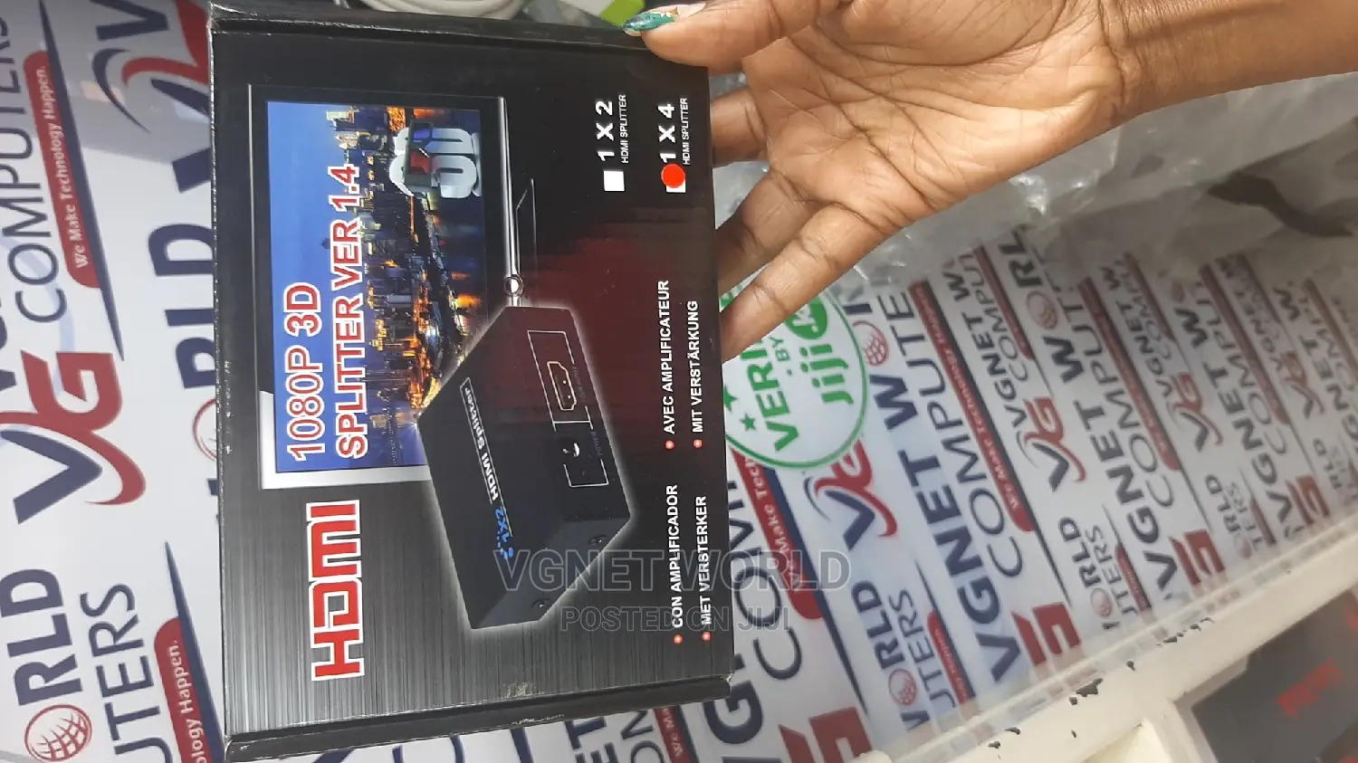 Hdmi Splitter 1×4 Ports 