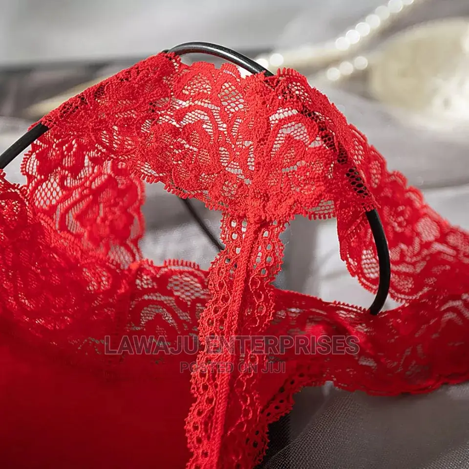 Cotton T-Back Women Lace Panties - (Pack of 3)
