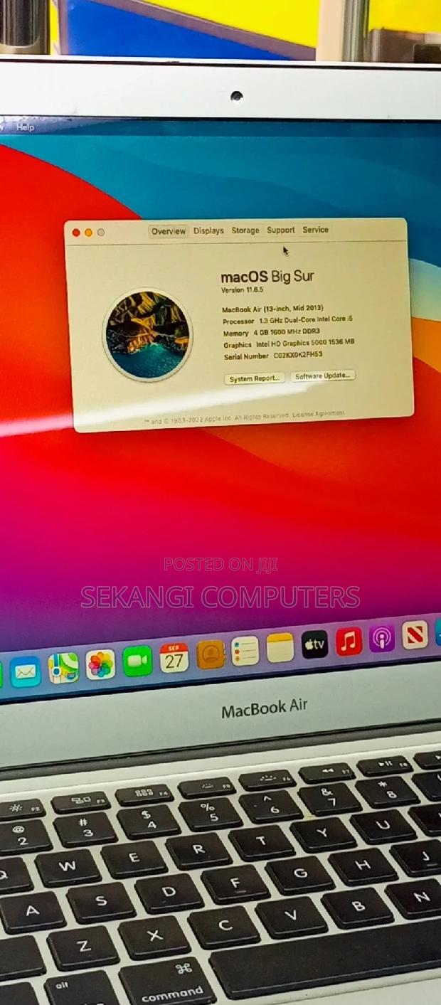 Laptop Apple MacBook Air 4GB Intel Core I5 SSD 250GB - main view