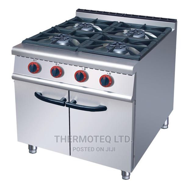 2 and 4 Burner Gas Cooking Range With Under Cabinets - main view