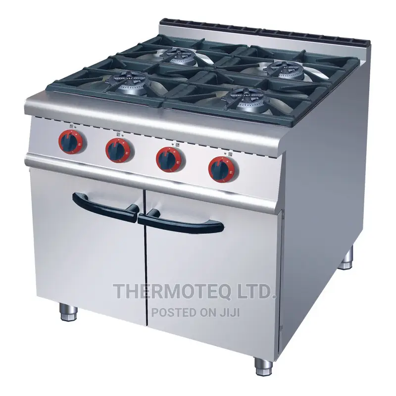 2 and 4 Burner Gas Cooking Range With Under Cabinets