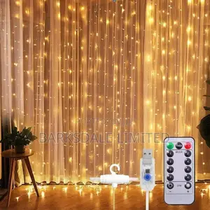 Christmas Xmas String Curtain Lights 3x3m Led Waterproof Cop