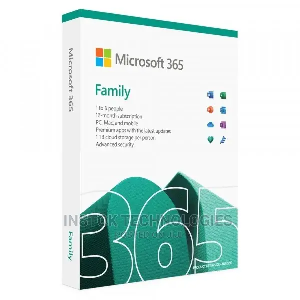 Microsoft Office 365 Family (One-Year Africa Subscription; U