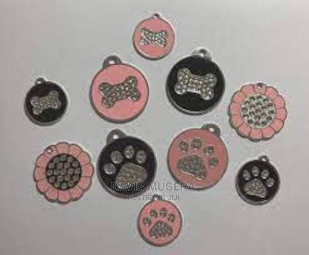 Personalised Crystal Luxury Pet ID Name Tag - main view