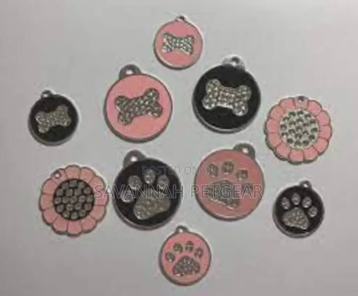 Personalised Crystal Luxury Pet ID Name Tag