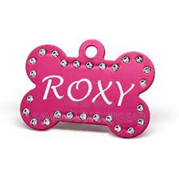 Personalised Crystal Luxury Pet ID Name Tag