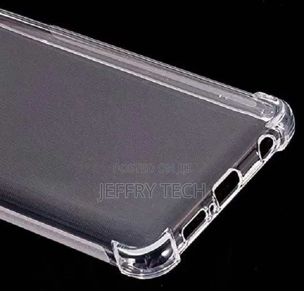 Back Cover Case for Infinix Hot 10 (Transparent) With Bumper