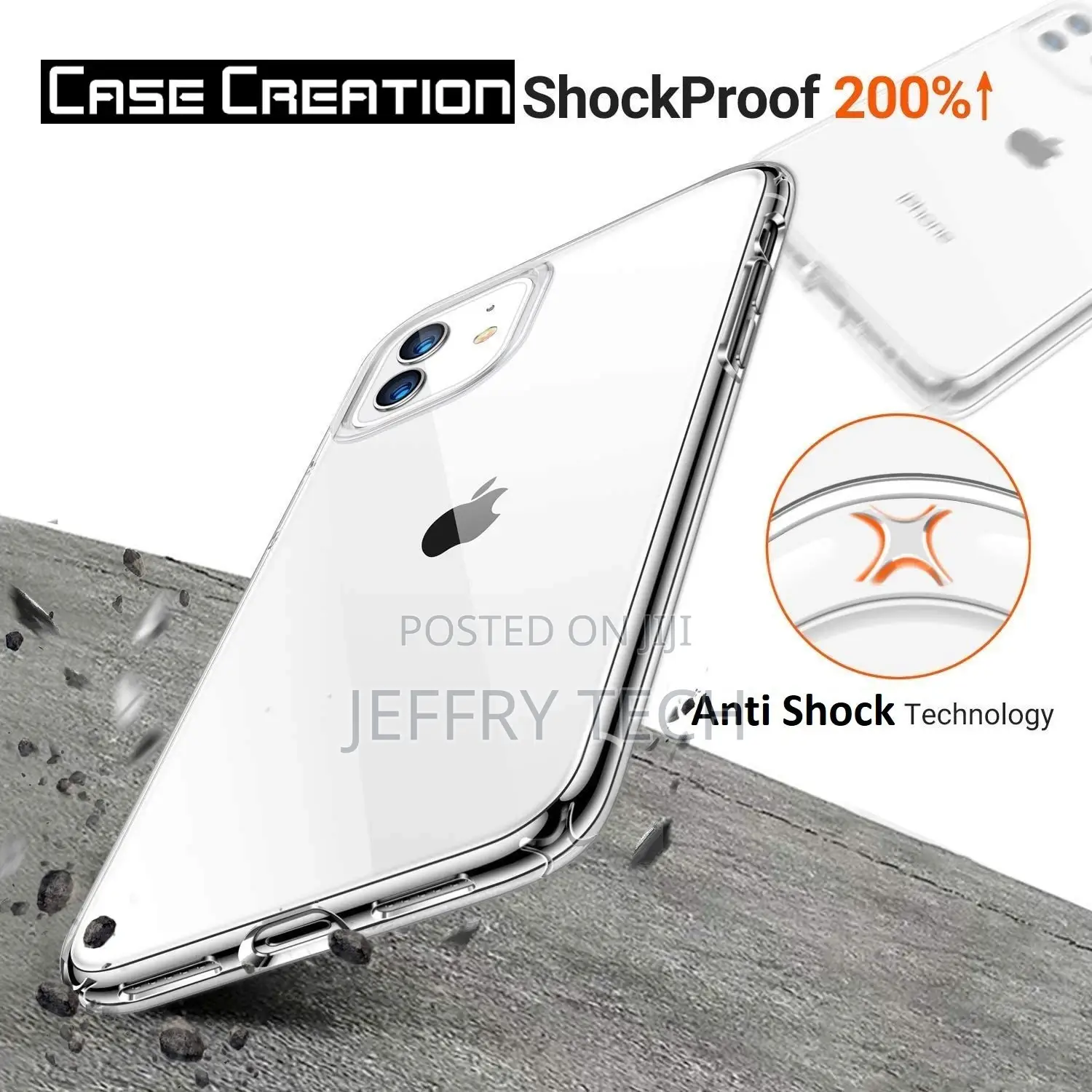 TPU Transparent Oppo F17 Mobile Back Cover