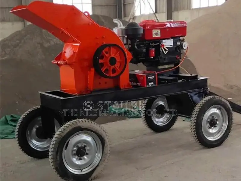 Portable Mobile Hammer Mill Crusher