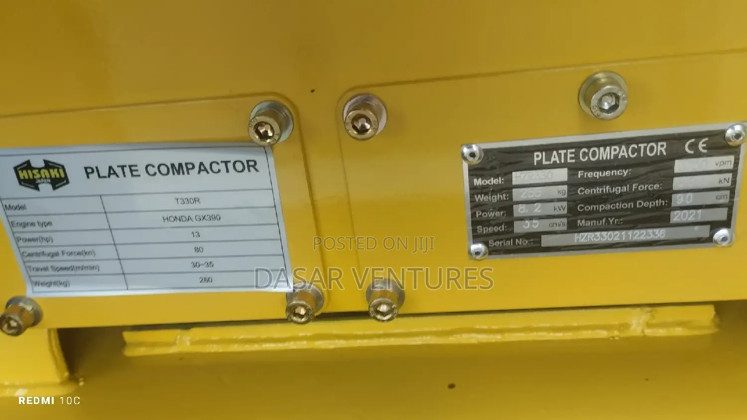 Honda Plate Compactor