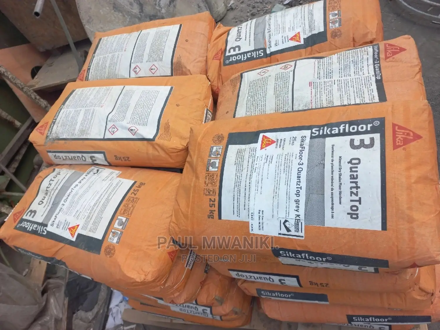 Sika Quartz Top3 Mineral Dryshake Hardener.