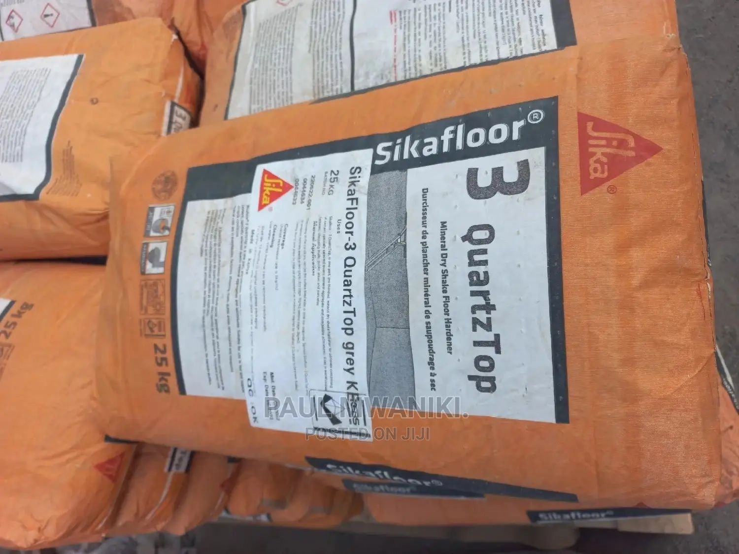 Sika Quartz Top3 Mineral Dryshake Hardener.