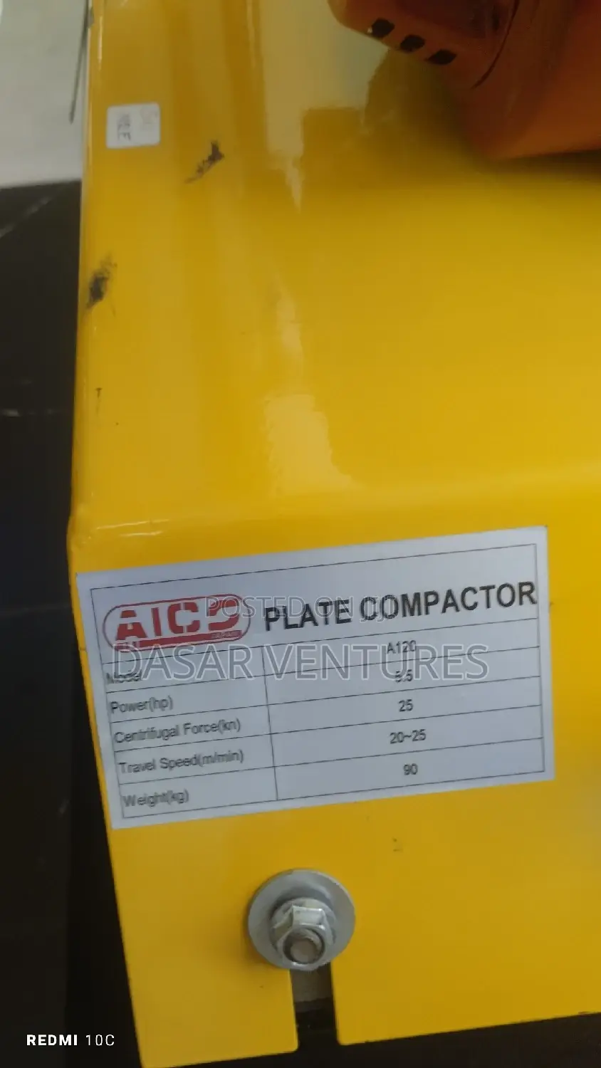 Aico Plate Compactor 90kgs