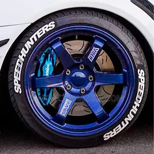 Speed Hunters Car Rubber Wheel Lettering Tire Stickers