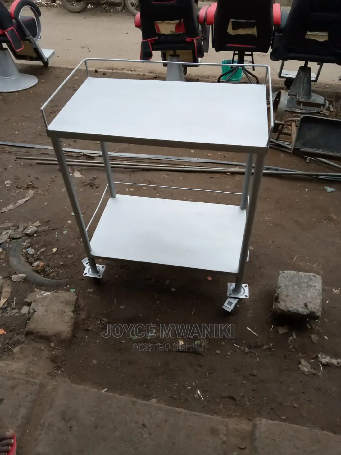 Hospital Trolley Stainless