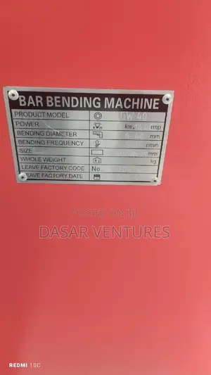 Steel Bar Bender Machine