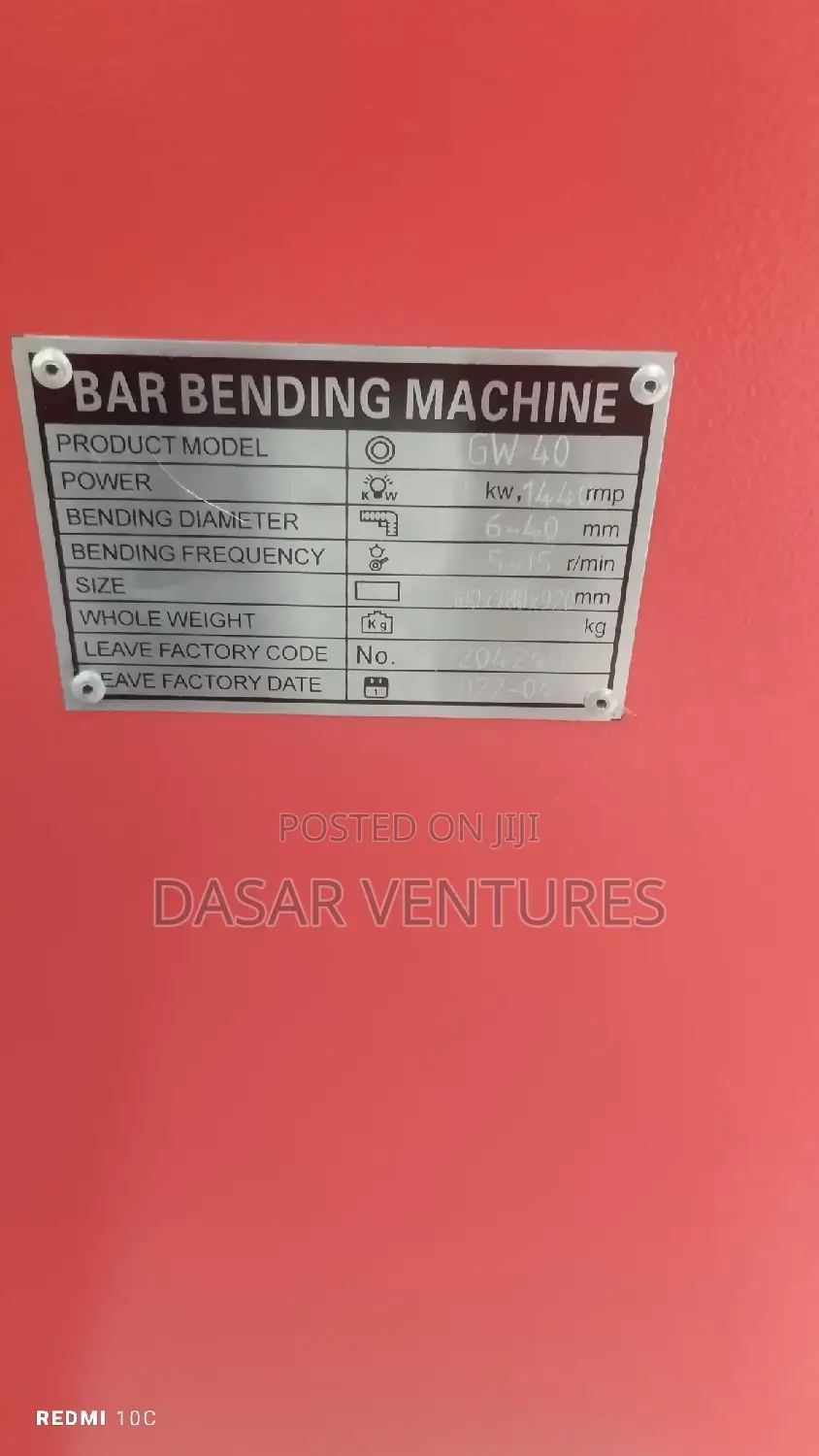 Steel Bar Bender Machine