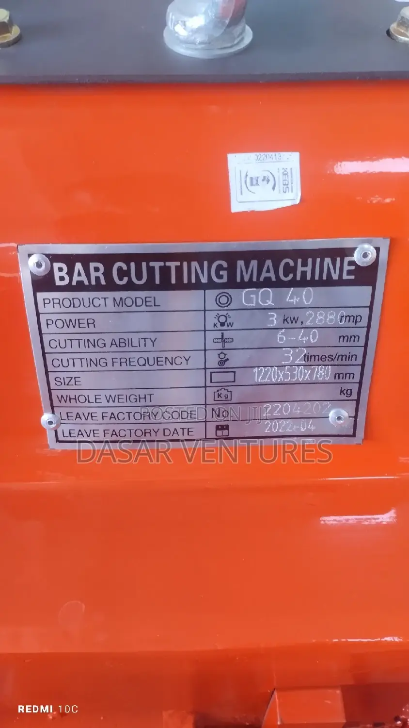 Steel Bar Cutter Machine 6- 50mm