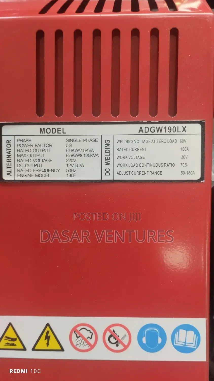 8kva Welder Generator - Aico Brand