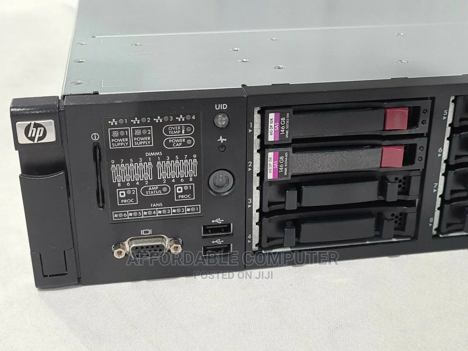 Server HP ProLiant DL 16GB Intel Xeon HDD 250GB