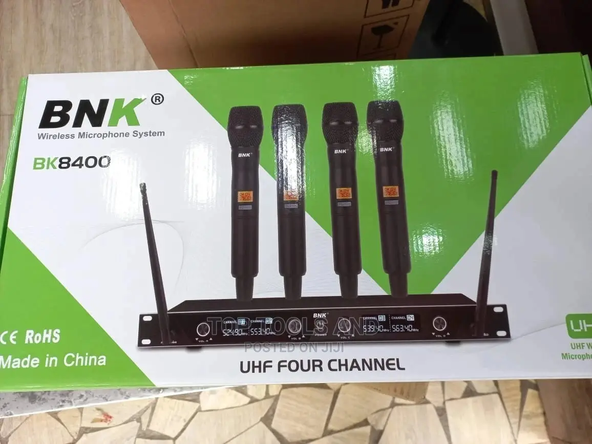 BNK Wireless Microphone Bk8400 4channel